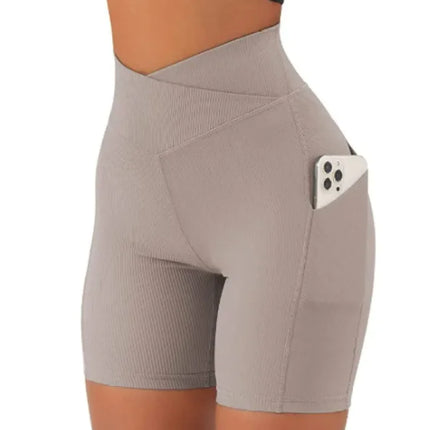 Women's Cross Waist With Pockets Yoga Pants