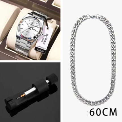 Ultra-Thin Waterproof Men's Quartz Watch