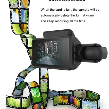1080P Dual Lens Car DVR Dash Cam Video Recorder G-Sensor Front And Inside Camera