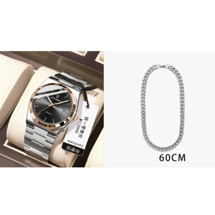 Ultra-Thin Waterproof Men's Quartz Watch