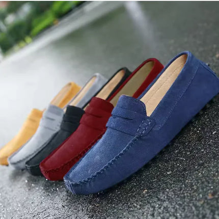 Men's Genuine Leather Peas Shoes