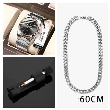 Ultra-Thin Waterproof Men's Quartz Watch