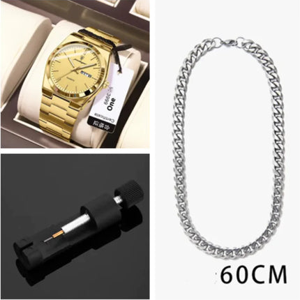 Ultra-Thin Waterproof Men's Quartz Watch