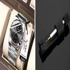 930 Silver Case Black Noodles / Carrying a tape remover Necklace