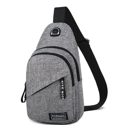 Men Women Sling Bag Chest Fanny Packs Cross Body Travel Sports Shoulder Backpack